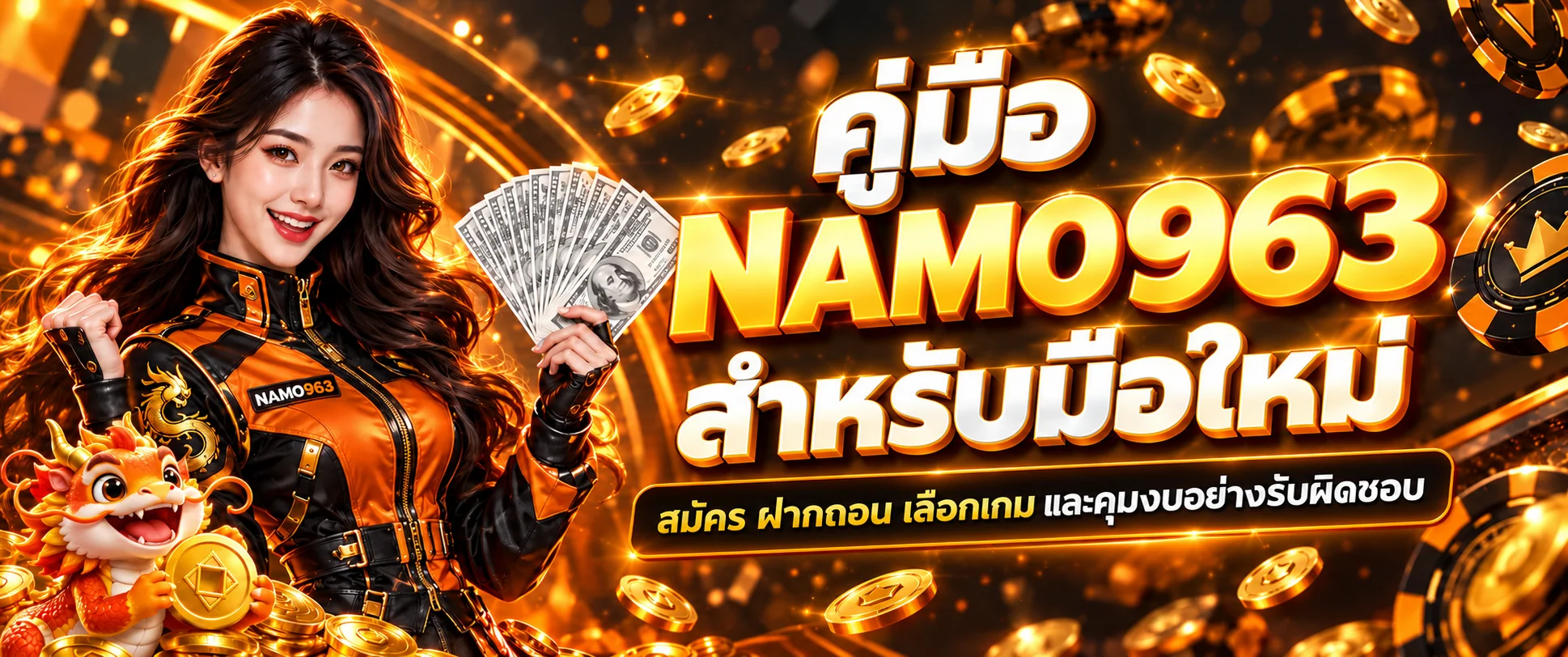 NAMO963 คู่มือมือใหม่ สมัคร ฝากถอน และเลือกเกม
